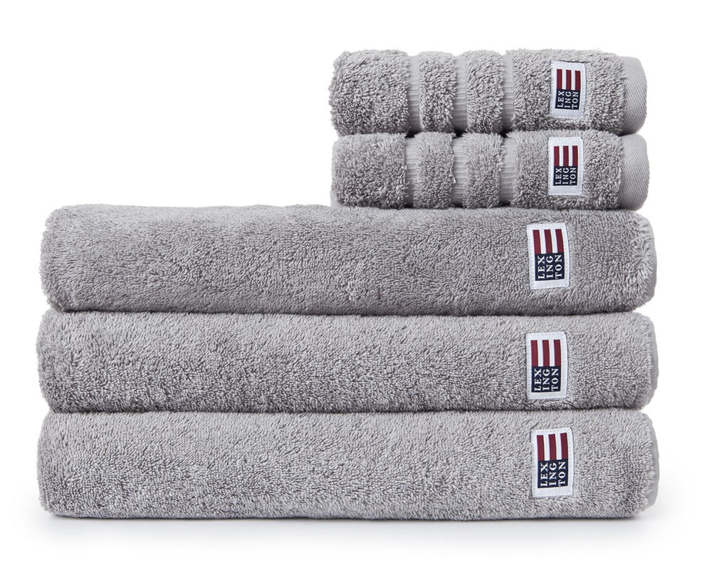 Herringbone Towel Gray