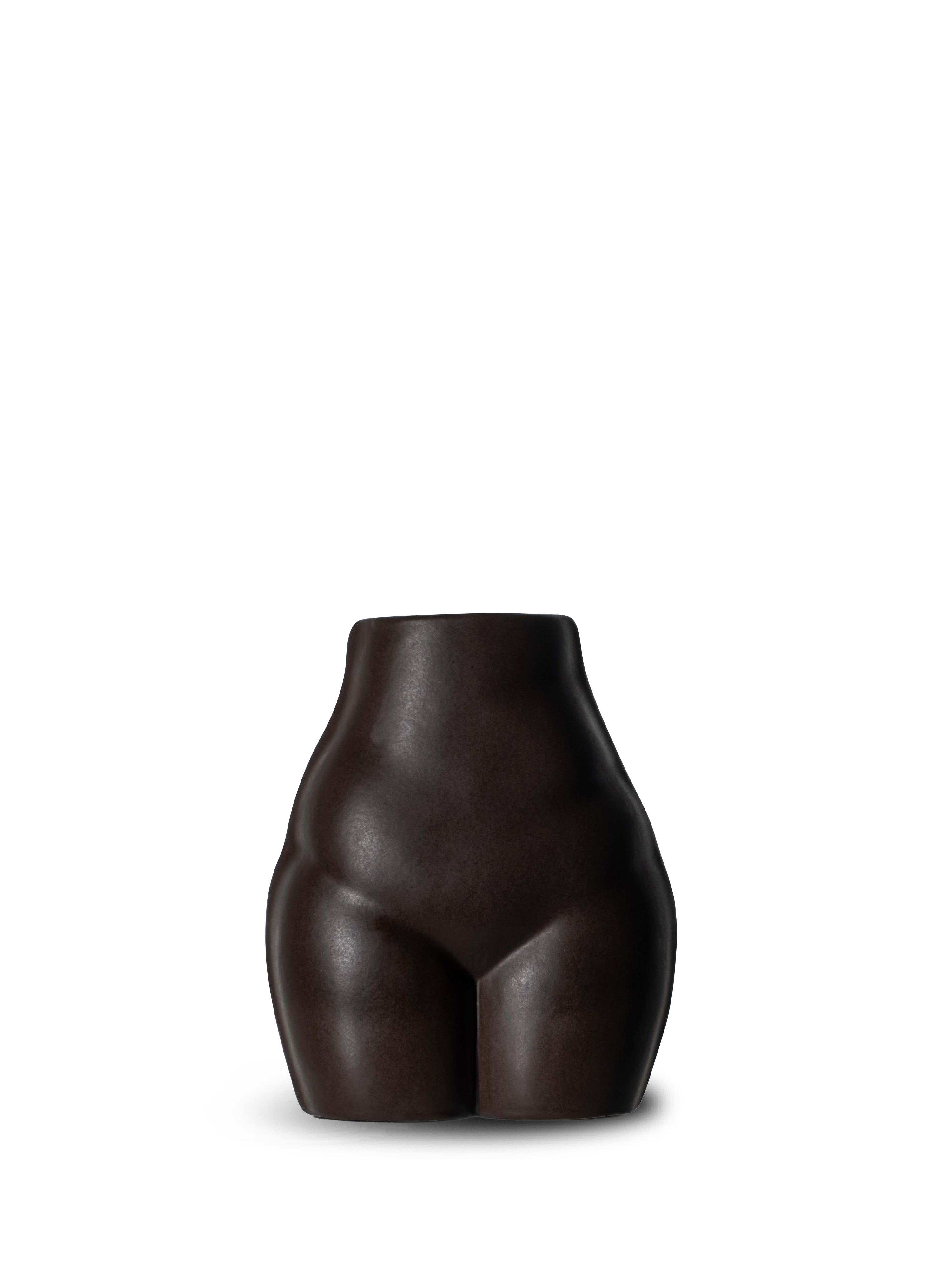 Vase Nature Dark brown