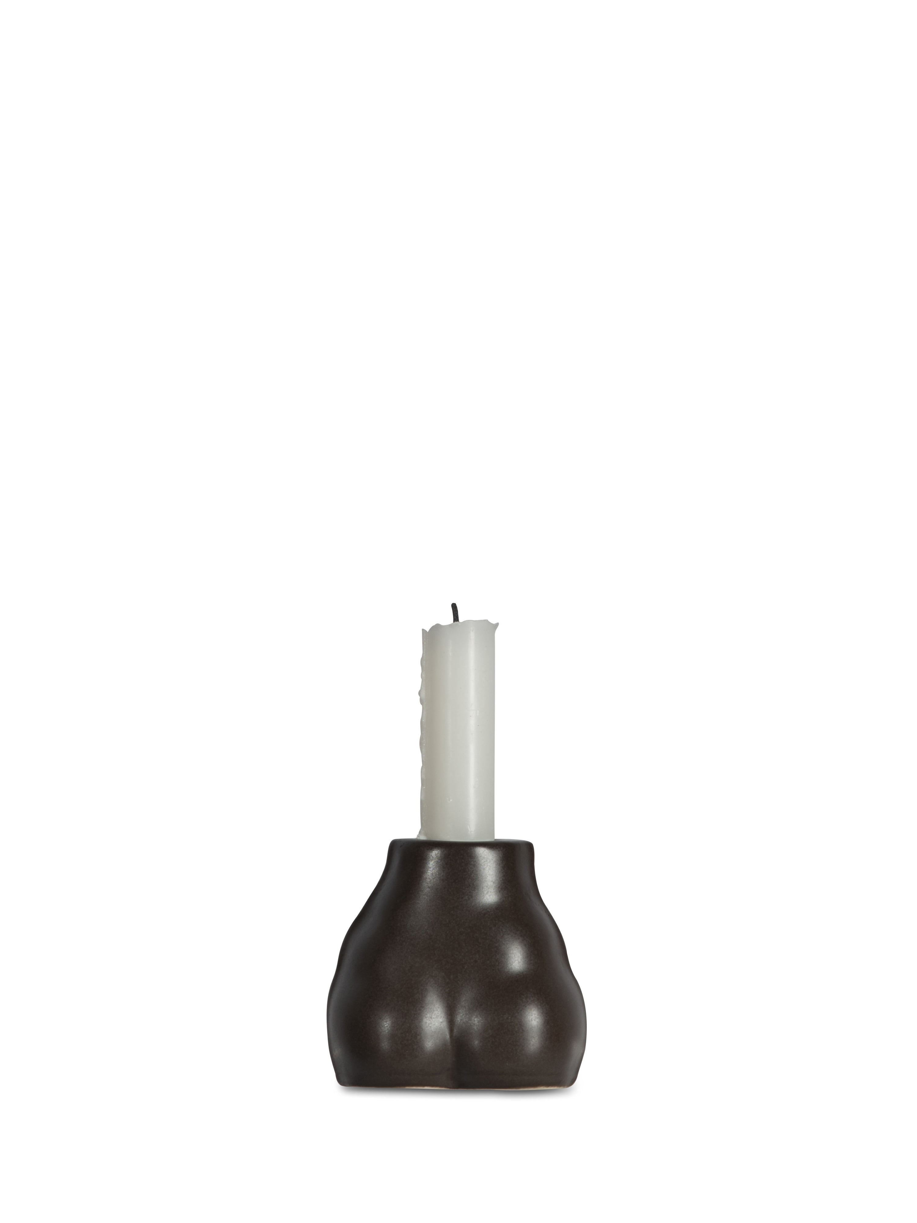 Candle holder Nature Dark Brown
