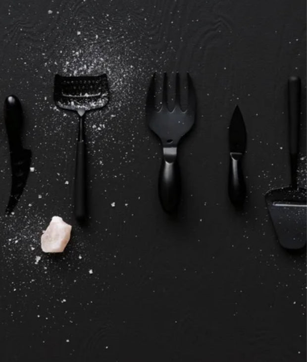 Salad server set Insalata Black