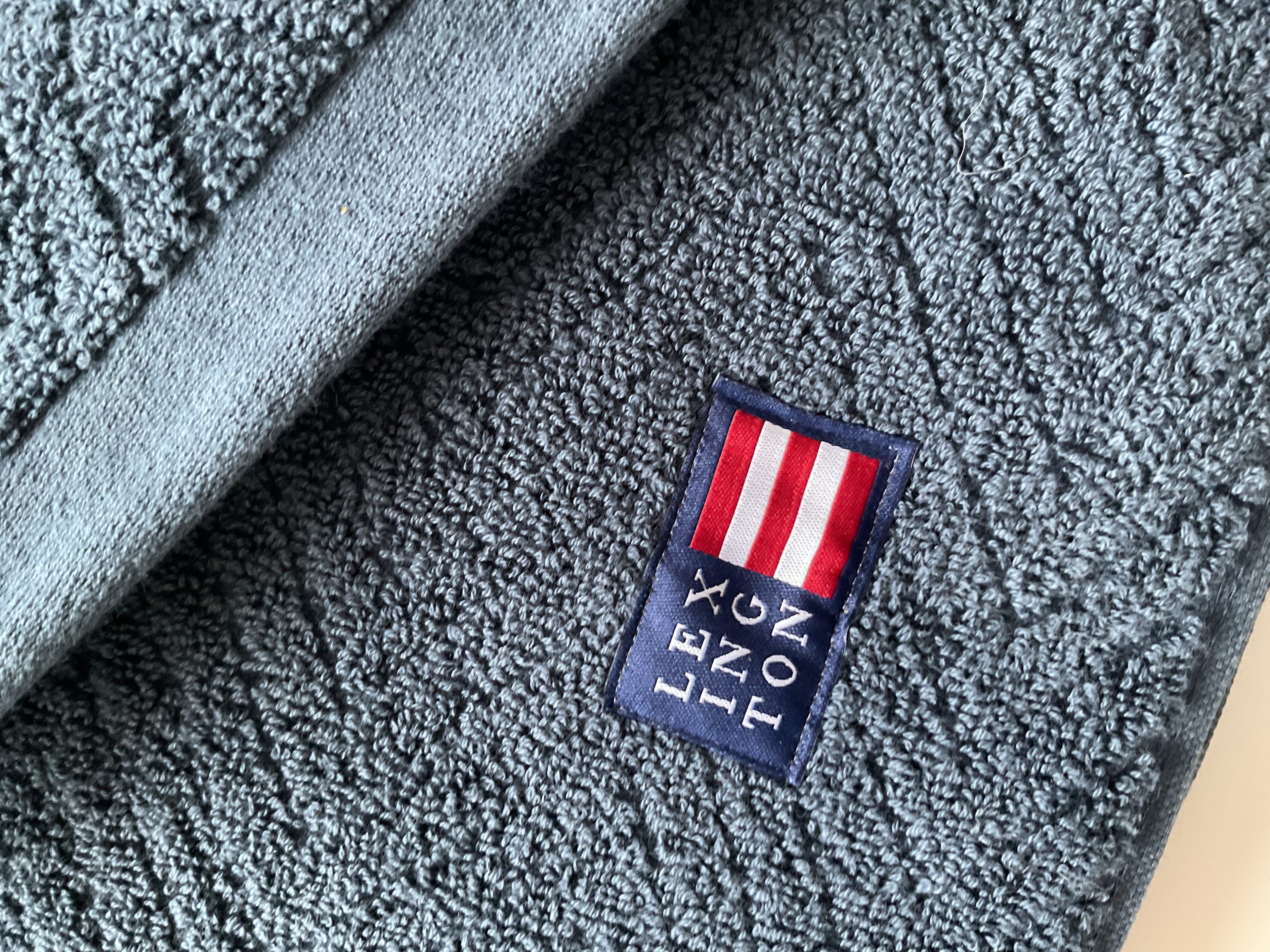 Herringbone Towel Dress Blue
