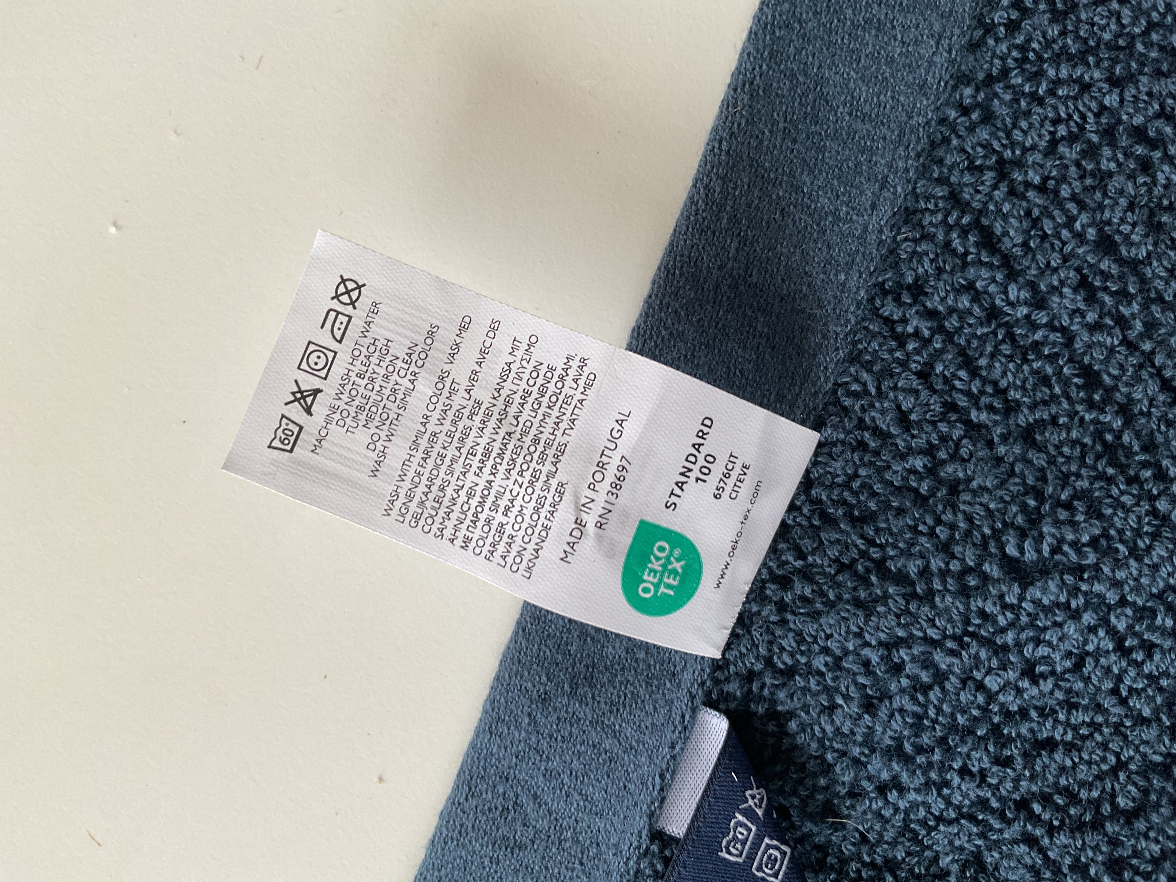 Herringbone Towel Dress Blue