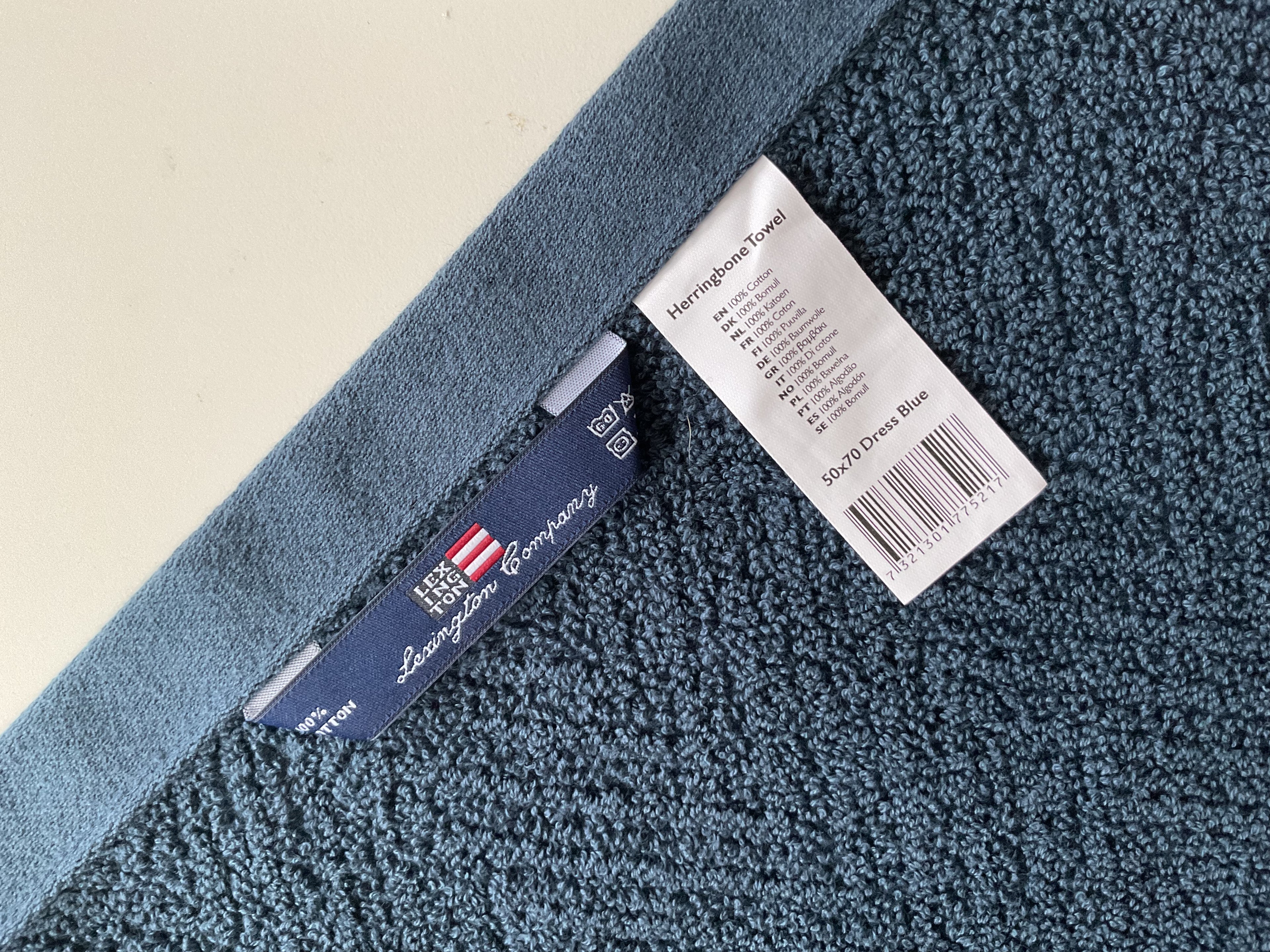 Herringbone Towel Dress Blue