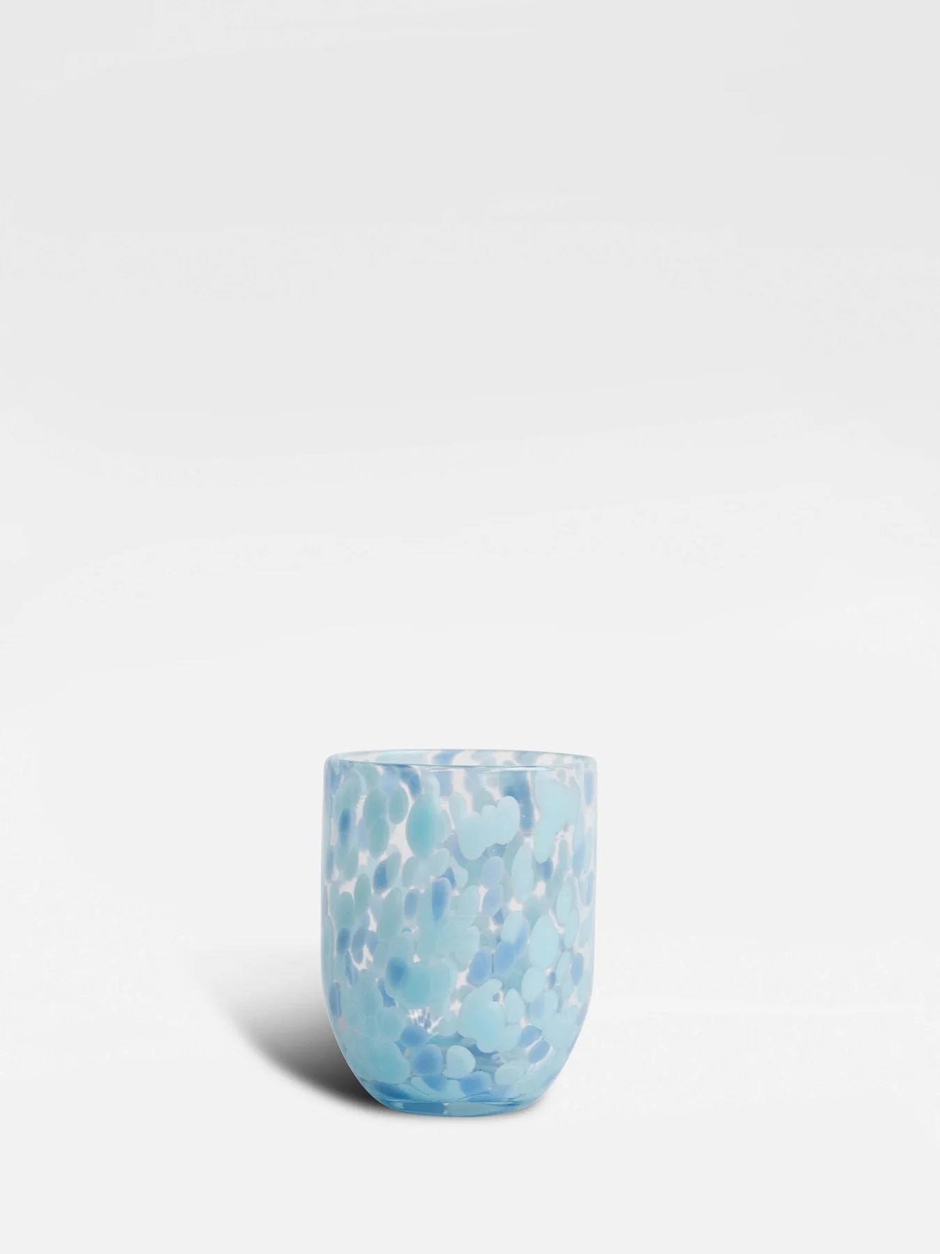 Glass Messy Blue