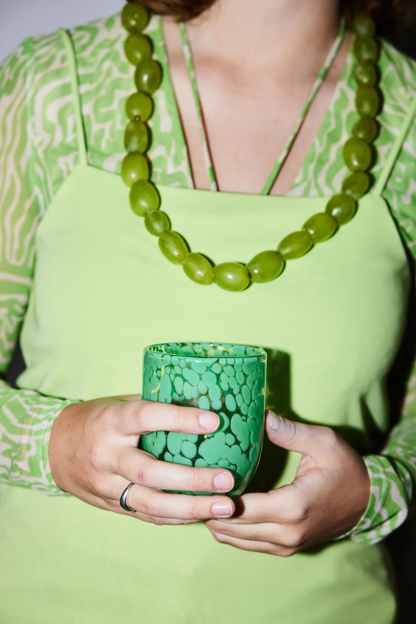 Glass Messy Green
