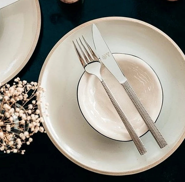 Glöd 2 - Bestickset 16 delar blank stål 21 cm Stainless steel
