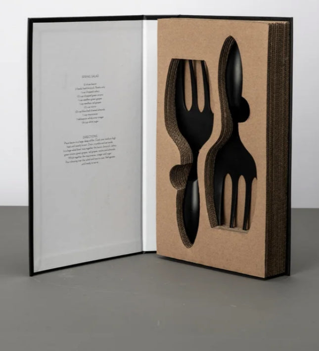 Salad server set Insalata Black