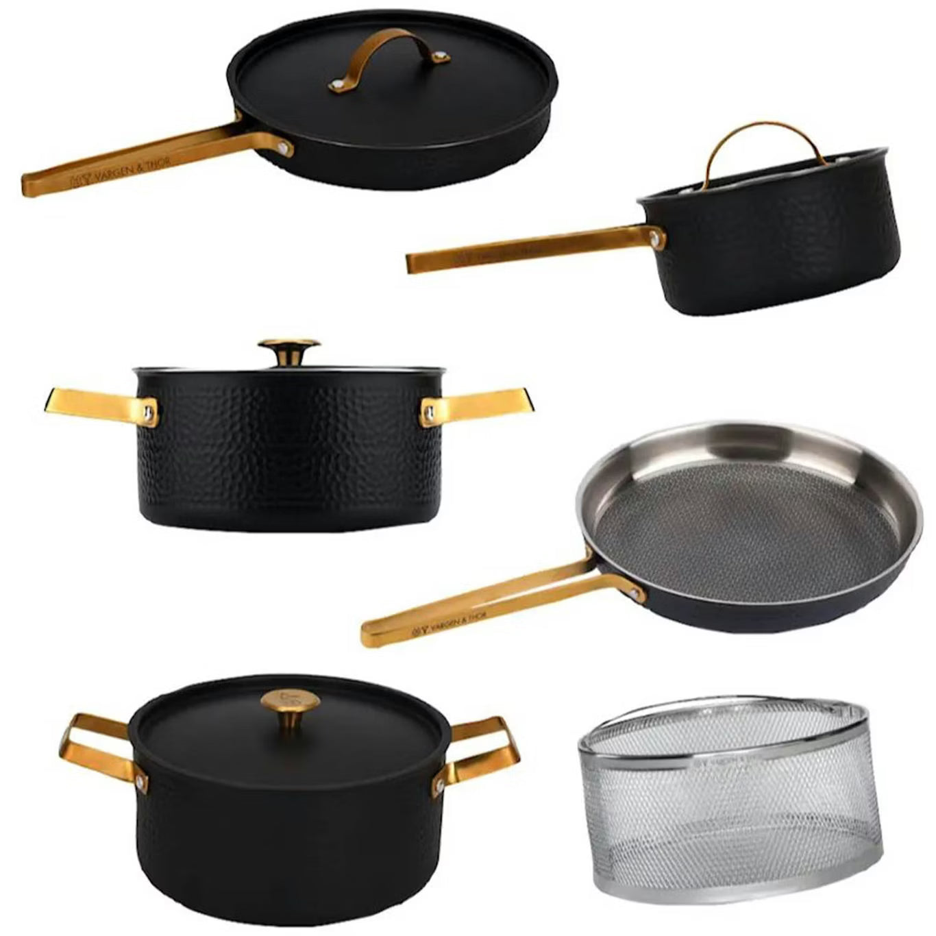 Arvet - Grytset 6 delar svart