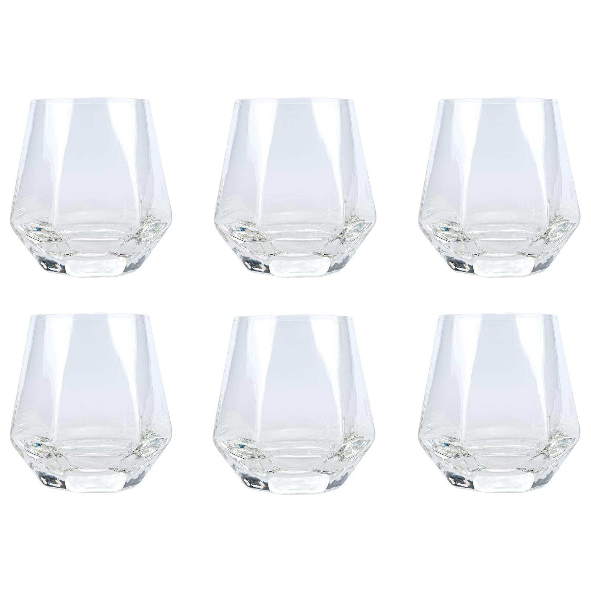 Hexa - Glas 6-pack klar
